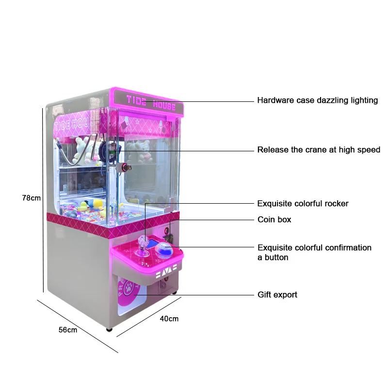 Kleine arcade-kraanautomaat op - Arcade Toy Claw Vending Machine recensie en prijs