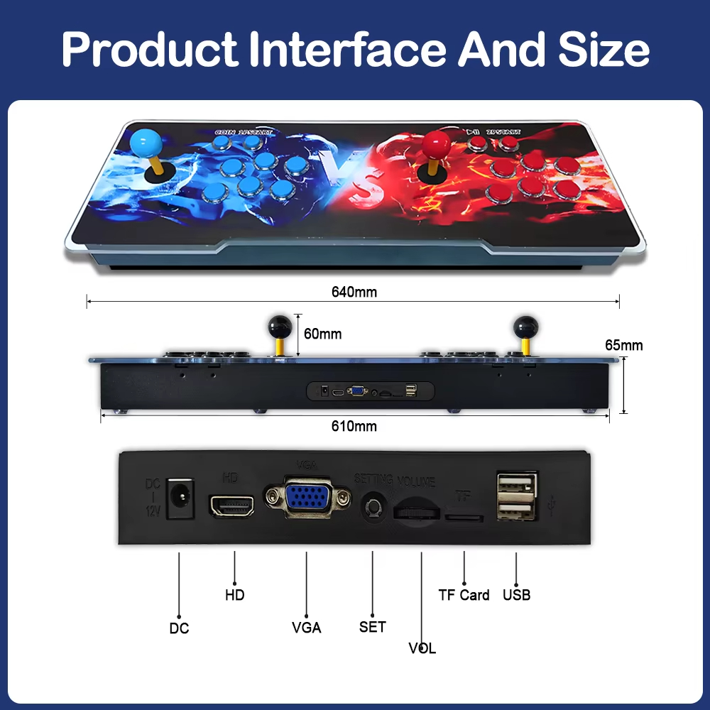 29800 In 1 Arcade Console 3D R - Trackball Controller Arcade recensie en prijs